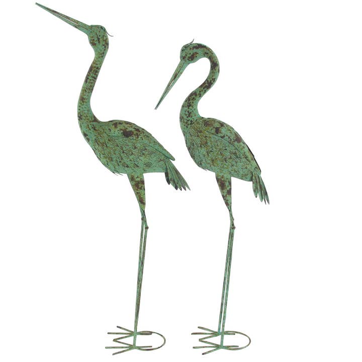 A-74870: GRÜNER METALLKRANZ INNEN- UND AUSSENDEKORATIVER GARTEN für den Großhandel von Import Corner