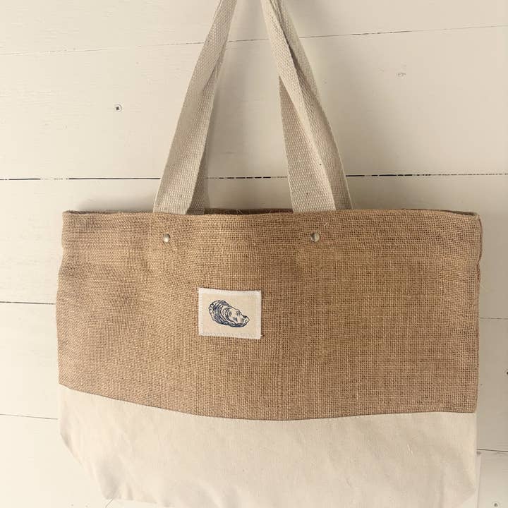 Seagate Studio - Wholesale Beach Bag - Oyster Canvas Tote Beach Bag2