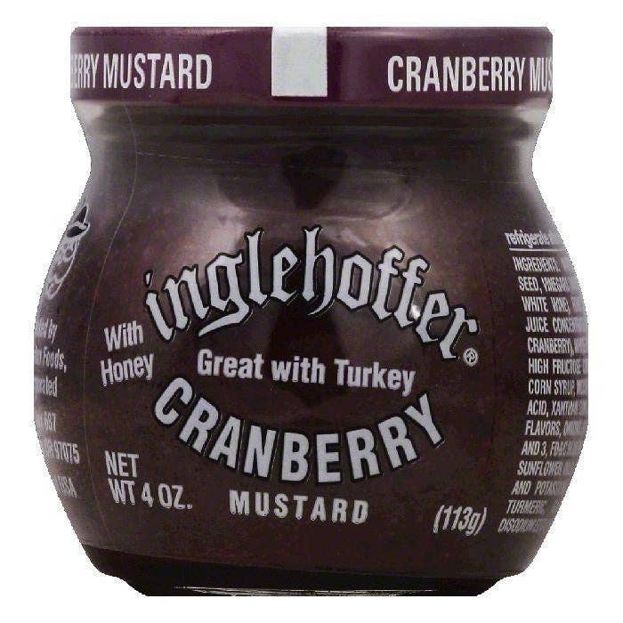 Inglehoffer Cranberry Mustard with Honey, 4 OZ for wholesale by KeHE Distributors, LLC