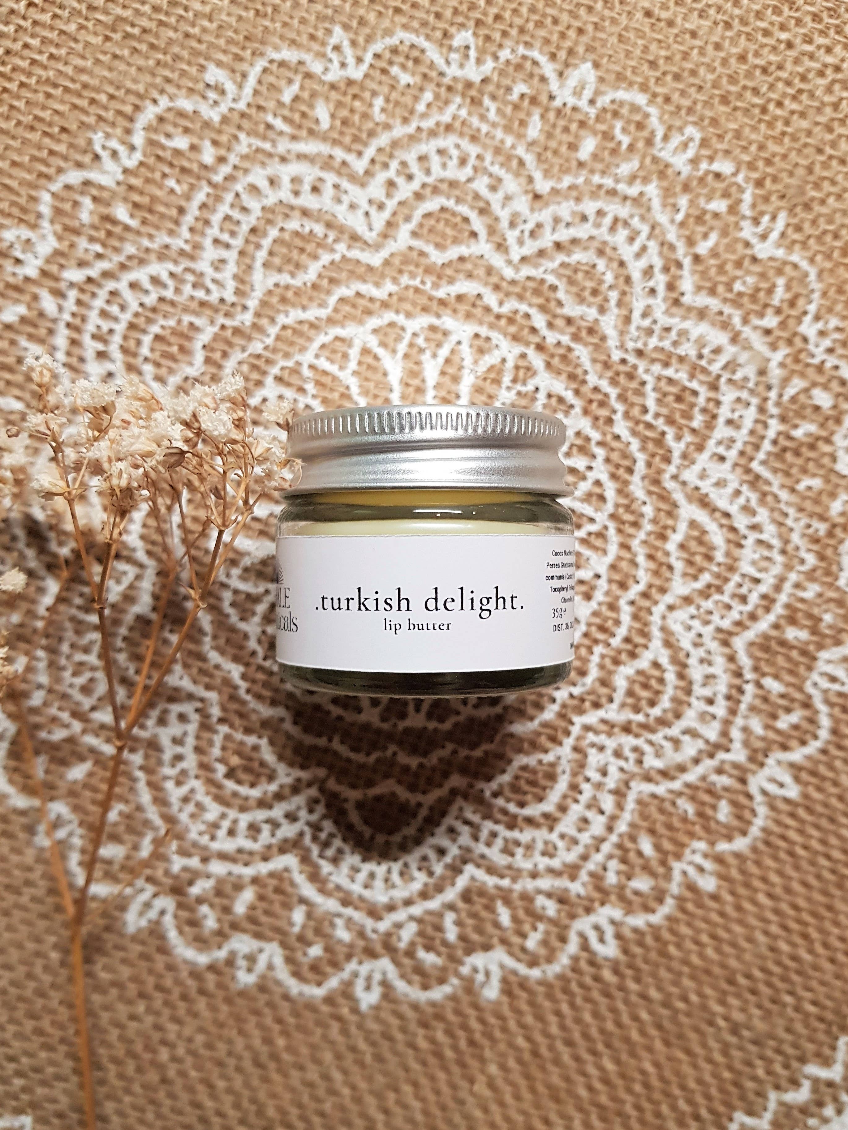 Inhale Botanicals – wholesale Lip Balm – Turkish Delight Lip Butter