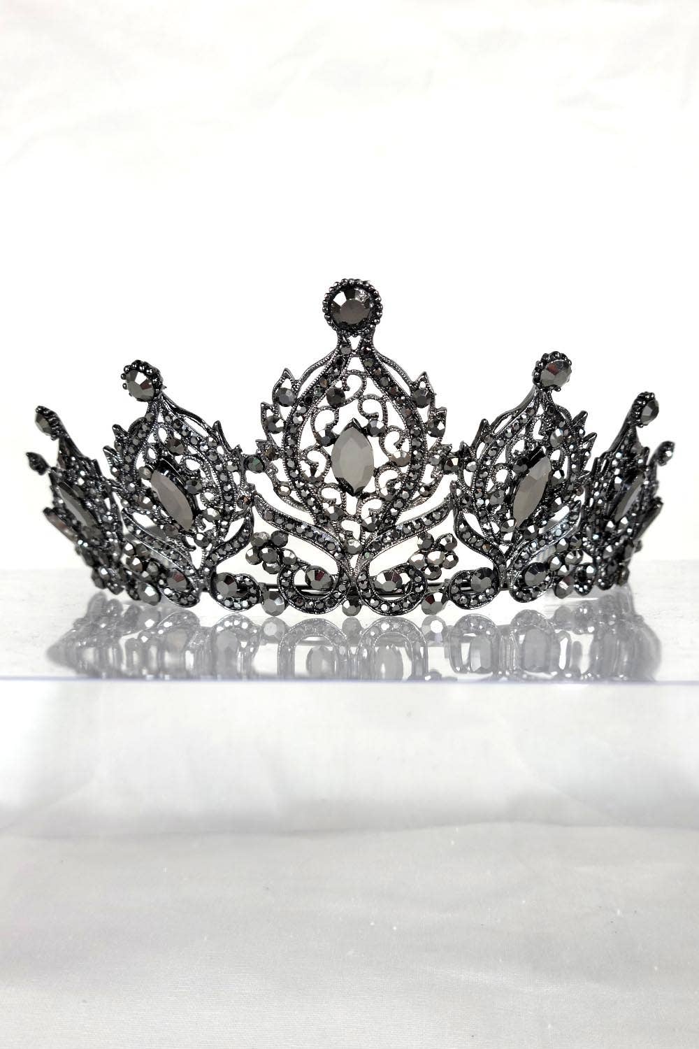 Chicas - Wholesale Tiara - Women's - One Size Fits All Tiara With Jewels HT9336