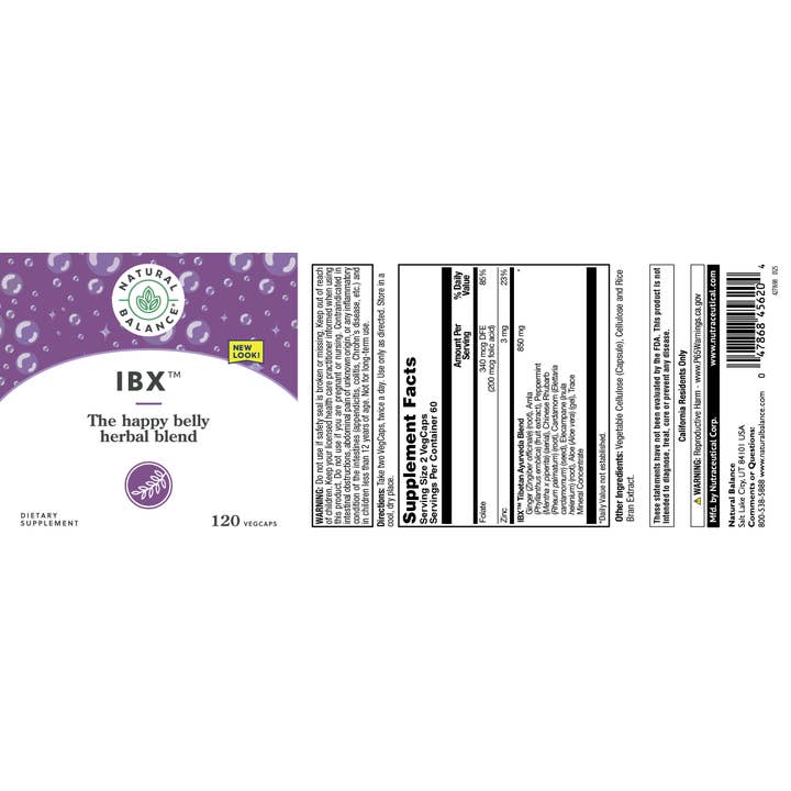 Natural Balance - Wholesale Oral Supplement/Vitamin - IBx Bowel Formula2