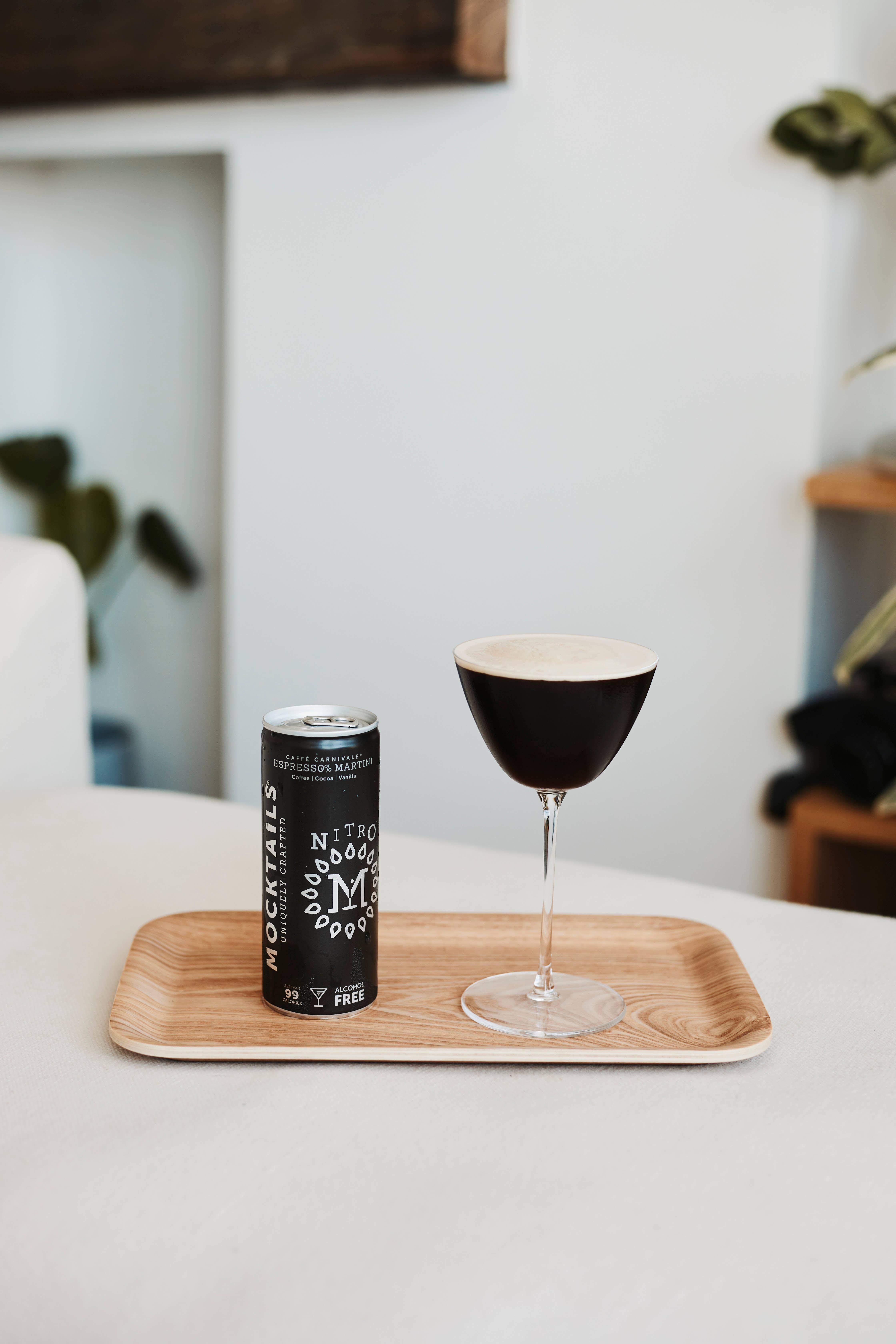 NITRO Mocktails - Wholesale Non-Alcoholic Aperitif/Mocktail - Non-Alcoholic Espresso Martini - Nitro 4PK6