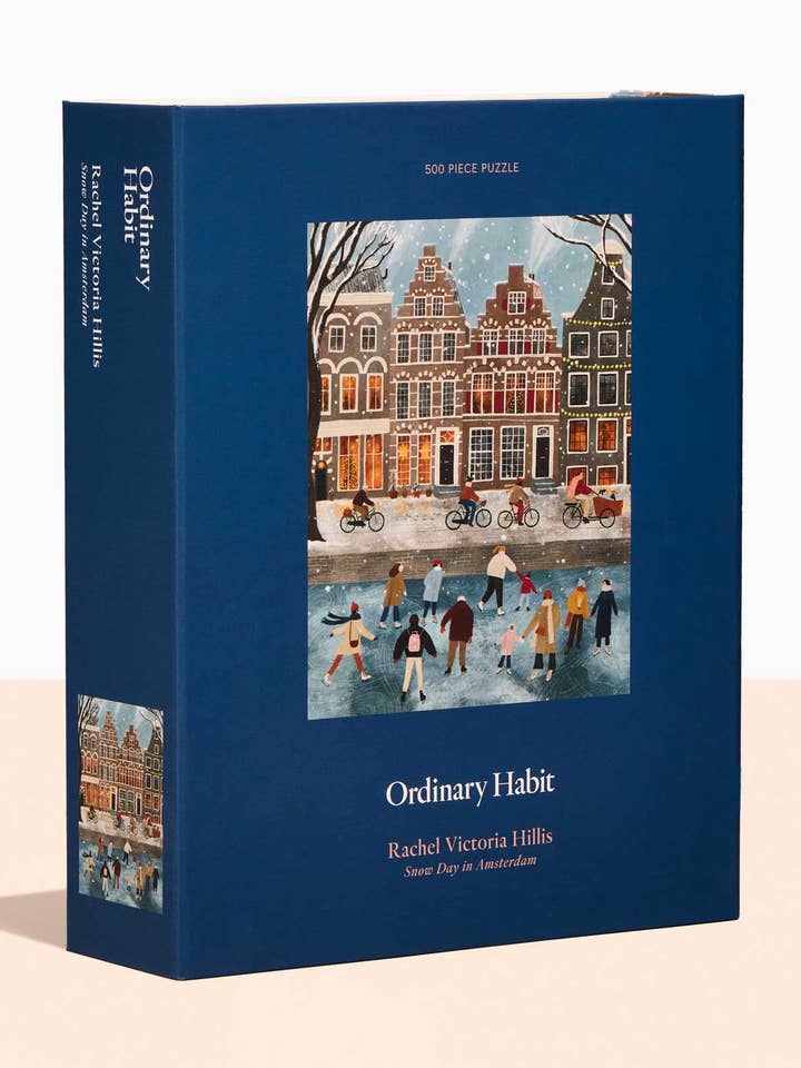 Snow Day in Amsterdam 500 Piece Puzzle for wholesale by Ordinary Habit