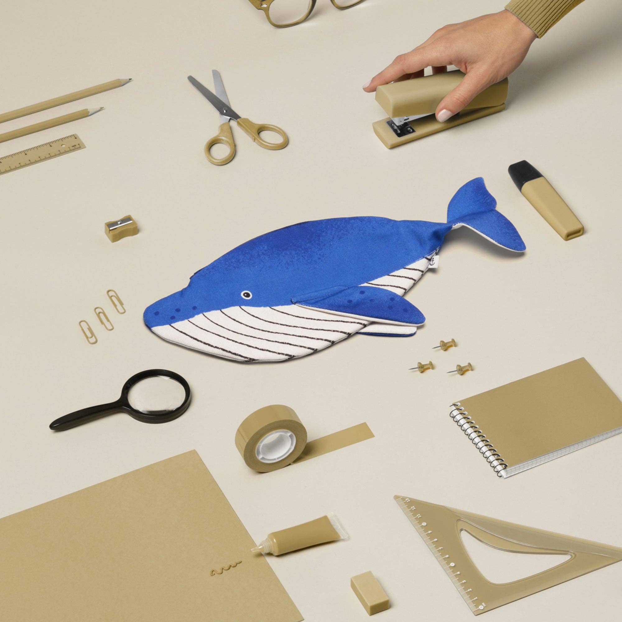 Don Fisher - Venta al por mayor Estuche para lápices - Estuche con forma de ballena minke1