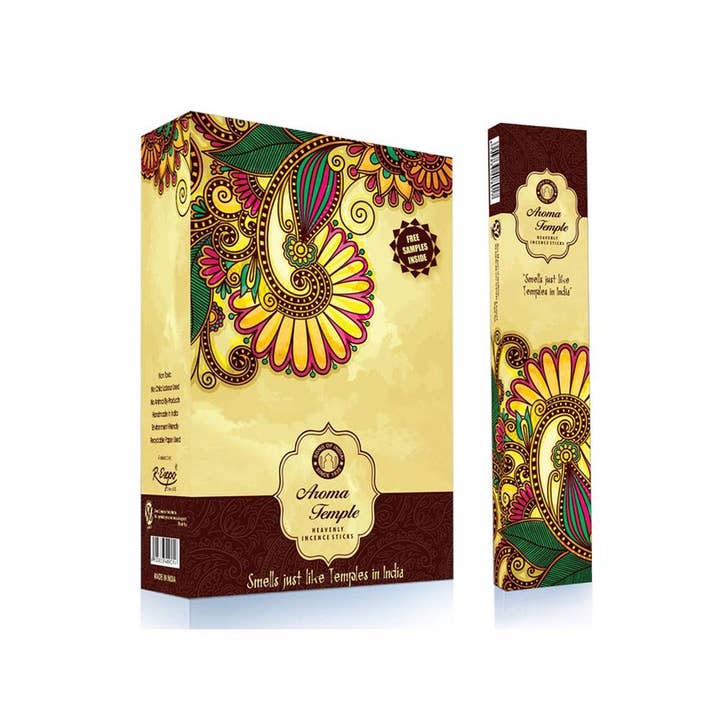 Rökelsearoma tempel (set om 12) för wholesale av Shared Earth