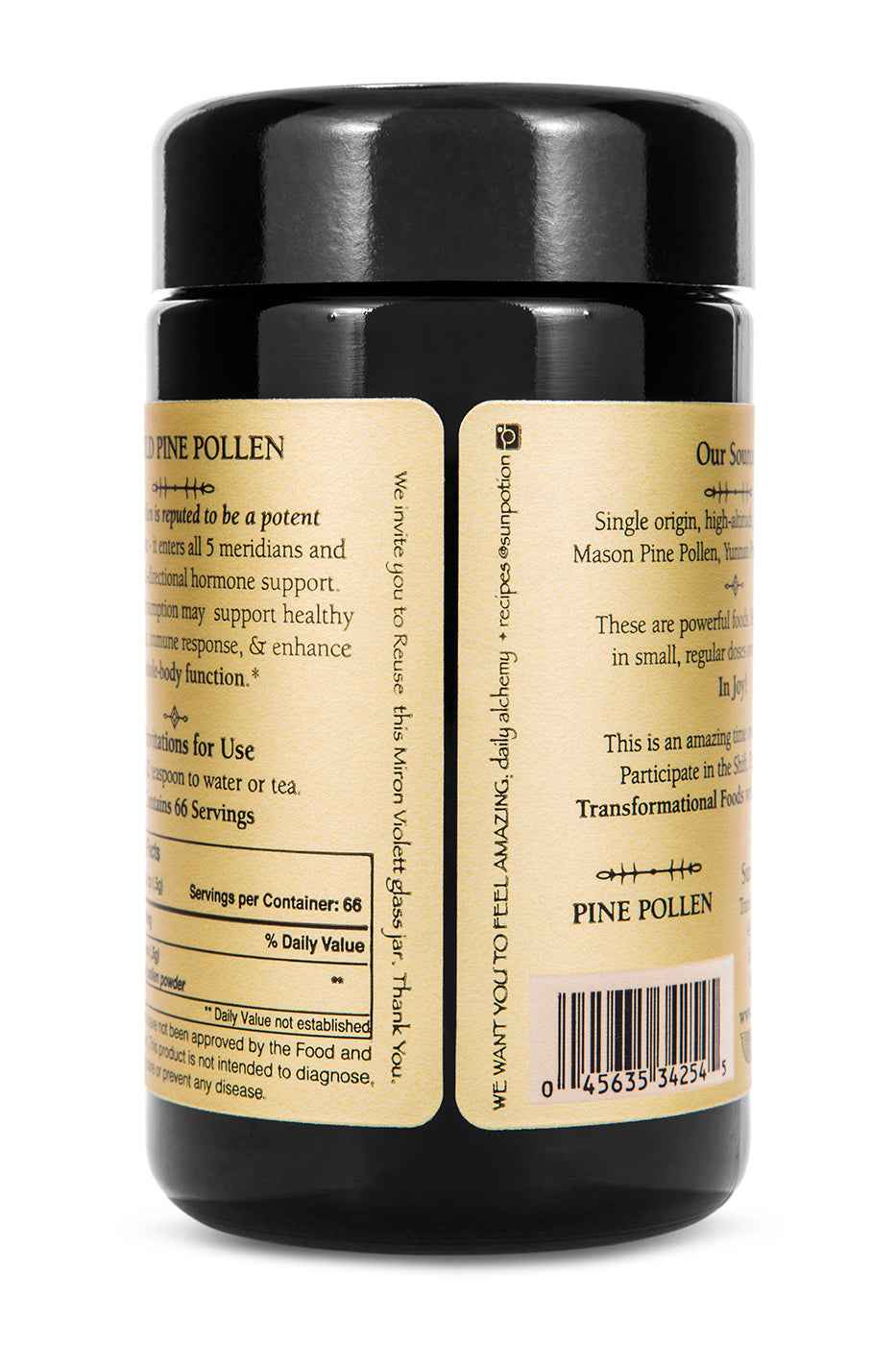 Sun Potion - Wholesale Protein/Superfood Powder - Mason Pine Pollen (Wildcrafted)4