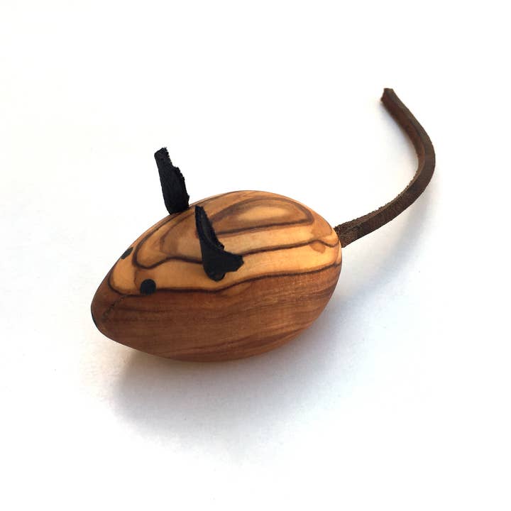 medina mood - Vente Jouet – chat - Souris de jeu pour chats Jouet pour chat en bois d'olivier4