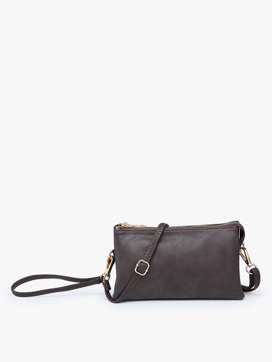 Jen & Co. - Wholesale Crossbody Bag - Women's - M013 Riley Monogrammable 3 Compartment Crossbody/Wristlet17