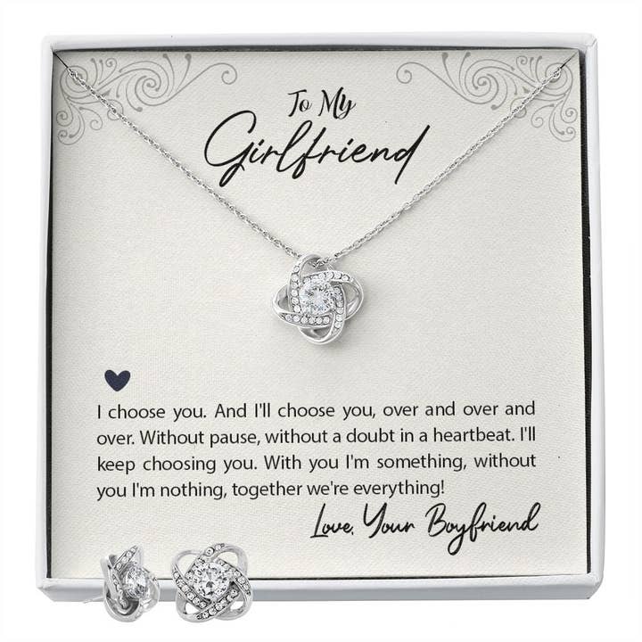 Gift For Girlfriend - Love Knot Necklace for wholesale by Sunkissed Shores Jewellery