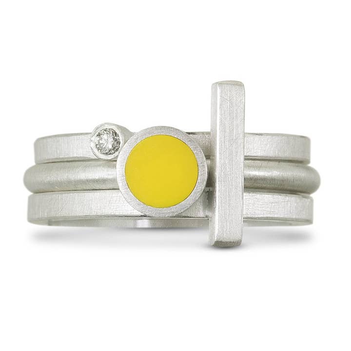 Anello Accent Bar per la vendita all'ingrosso da parte di JacQueline Sanchez Jewelry