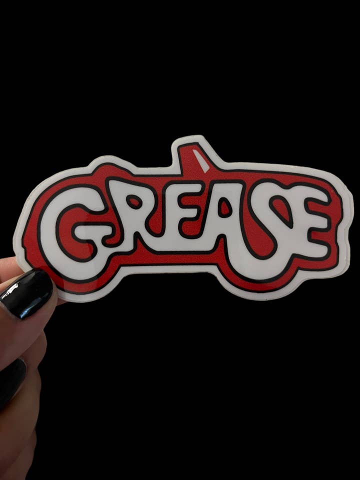 Autocollant en vinyle Grease pour la vente par I Will Cut You Creations