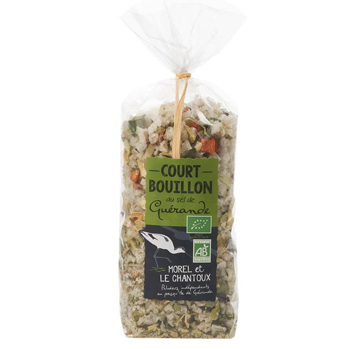Organic Court-Bouillon with Guérande IGP Salt - 250 g sachet for wholesale by L'atelier du sel - Morel & Le Chantoux