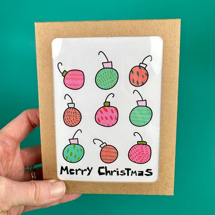 Quirky Christmas Ornaments • Christmas Card Boxed Set for wholesale by Majestik Magnolia