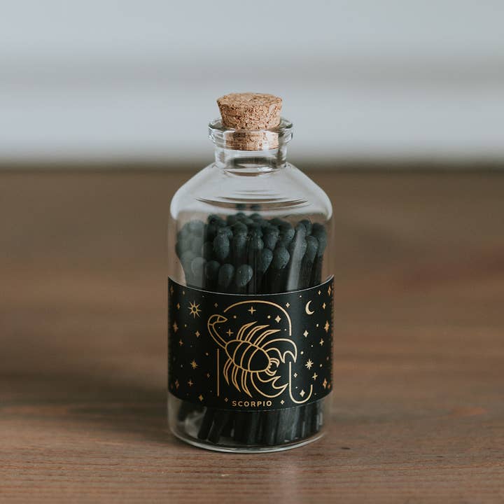 SCORPIO Zodiac Apothecary Jar for wholesale by Matchstick Boutique