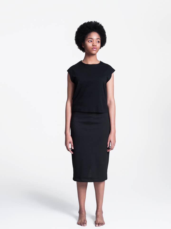 Emerson Top plisado lateral para venta al por mayor de kateandfrances