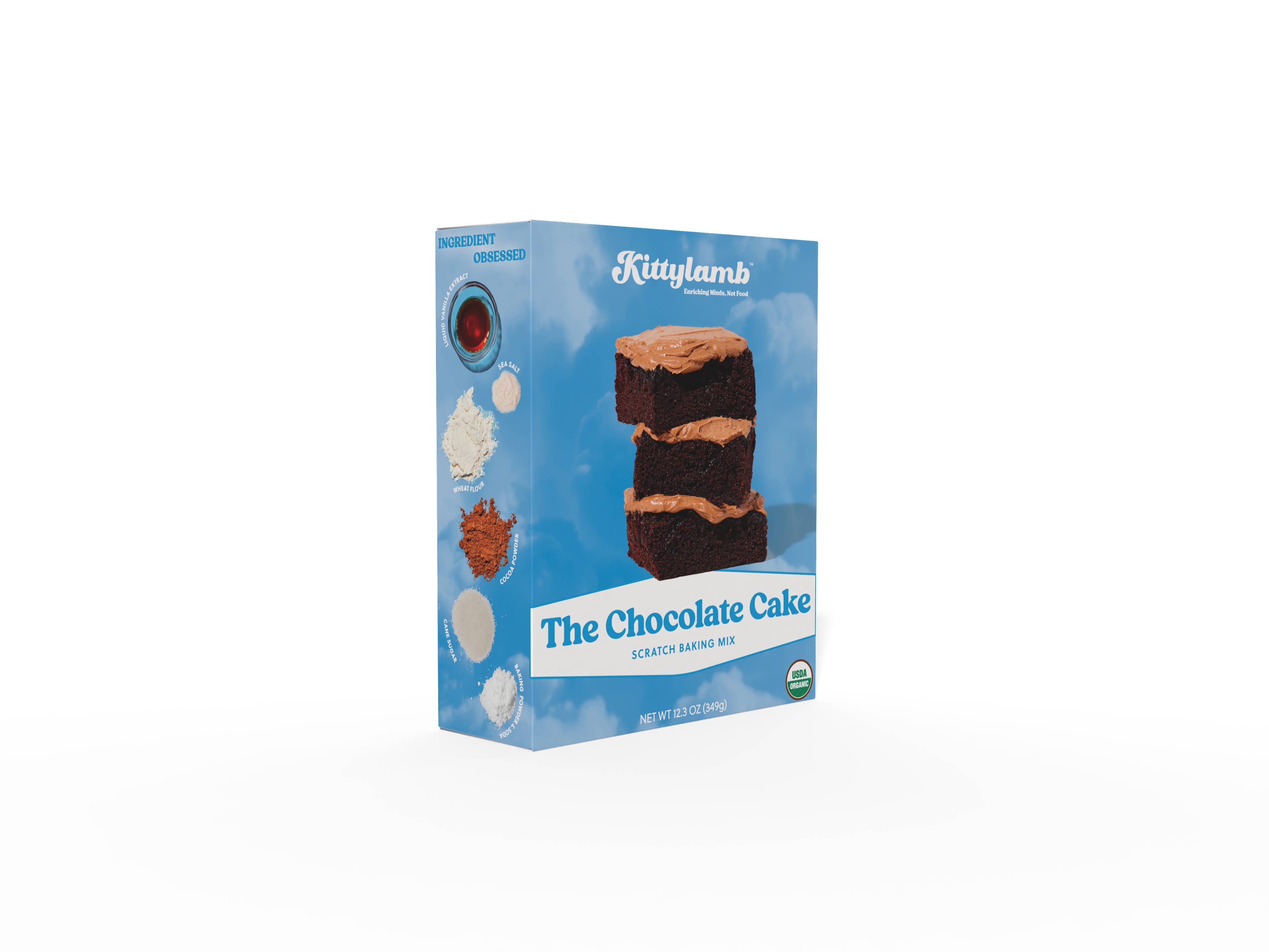 Kittylamb – wholesale Cake mix – The Chocolate Cake Organic Baking Mix Half Case