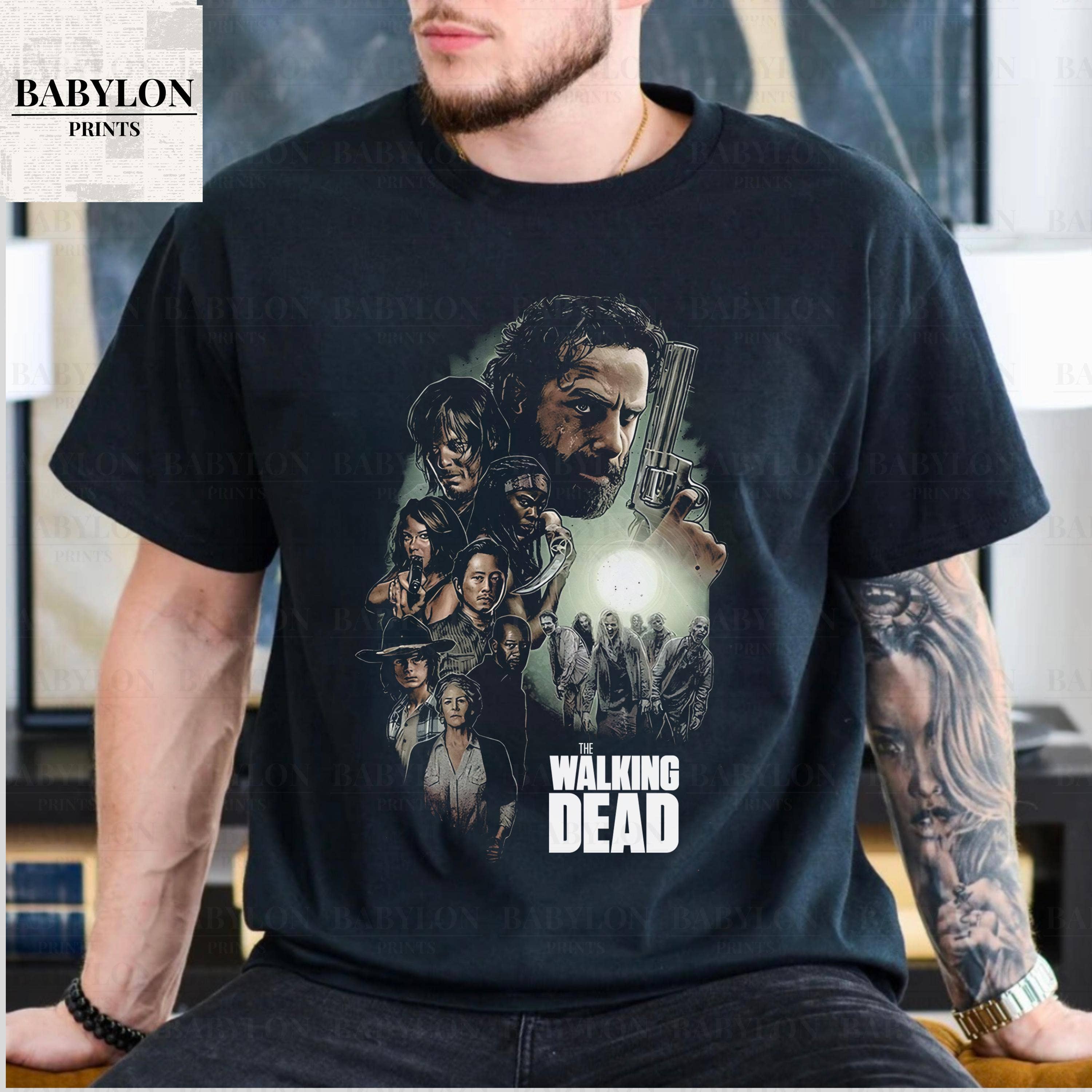 TheKingShirt - Wholesale Graphic Sweatshirt - Women's - The Walking Dead Daryl Dixon, Rick Grimes, Glenn Maggie Rhee2