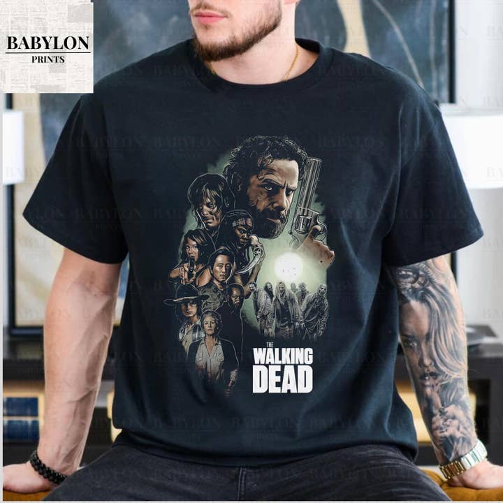 TheKingShirt - Wholesale Graphic Sweatshirt - Women's - The Walking Dead Daryl Dixon, Rick Grimes, Glenn Maggie Rhee2