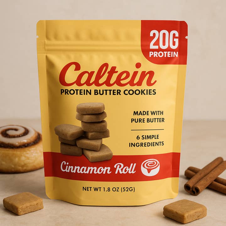 Cinnamon Roll Cookies | High Protein | Clean Label Snack for wholesale by Caltein