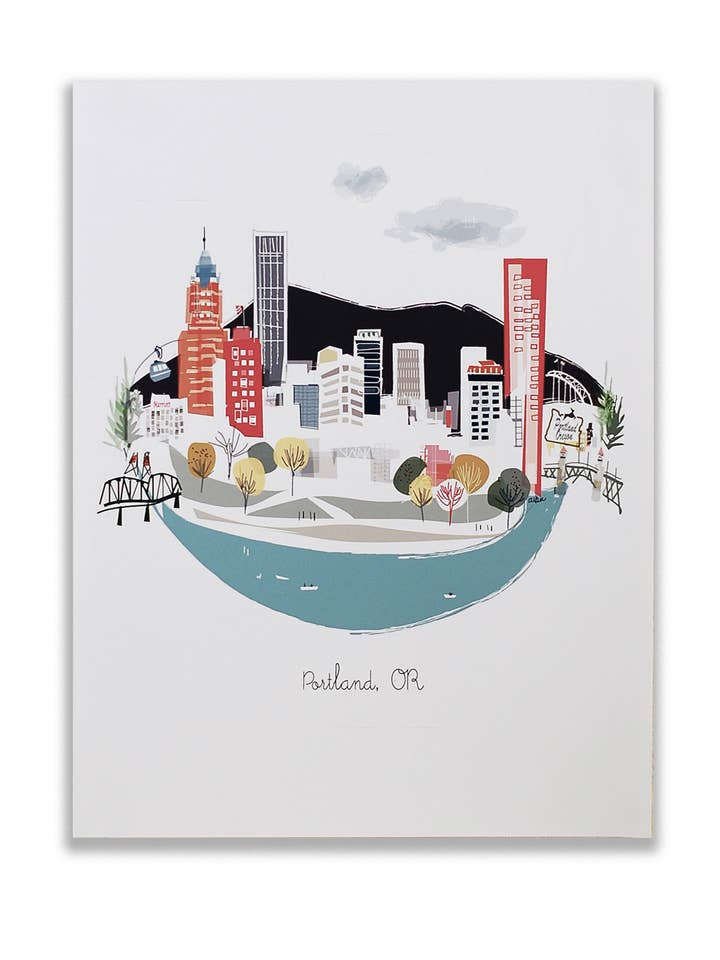 Portland Waterfront for wholesale by Albie Designs