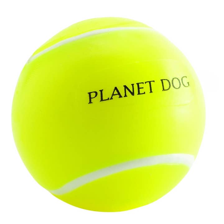 Planet Dog Orbee-Tuff Tennis Ball Dog Chew Toy Yellow for wholesale by Pet Palette Distribution