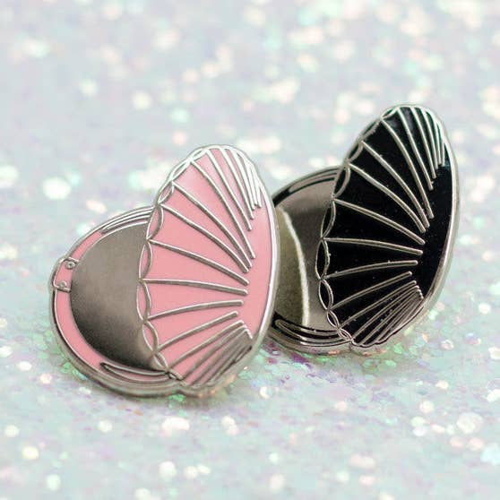 Pin Esmaltado Compacto em Forma de Concha por atacado de Craft MFG