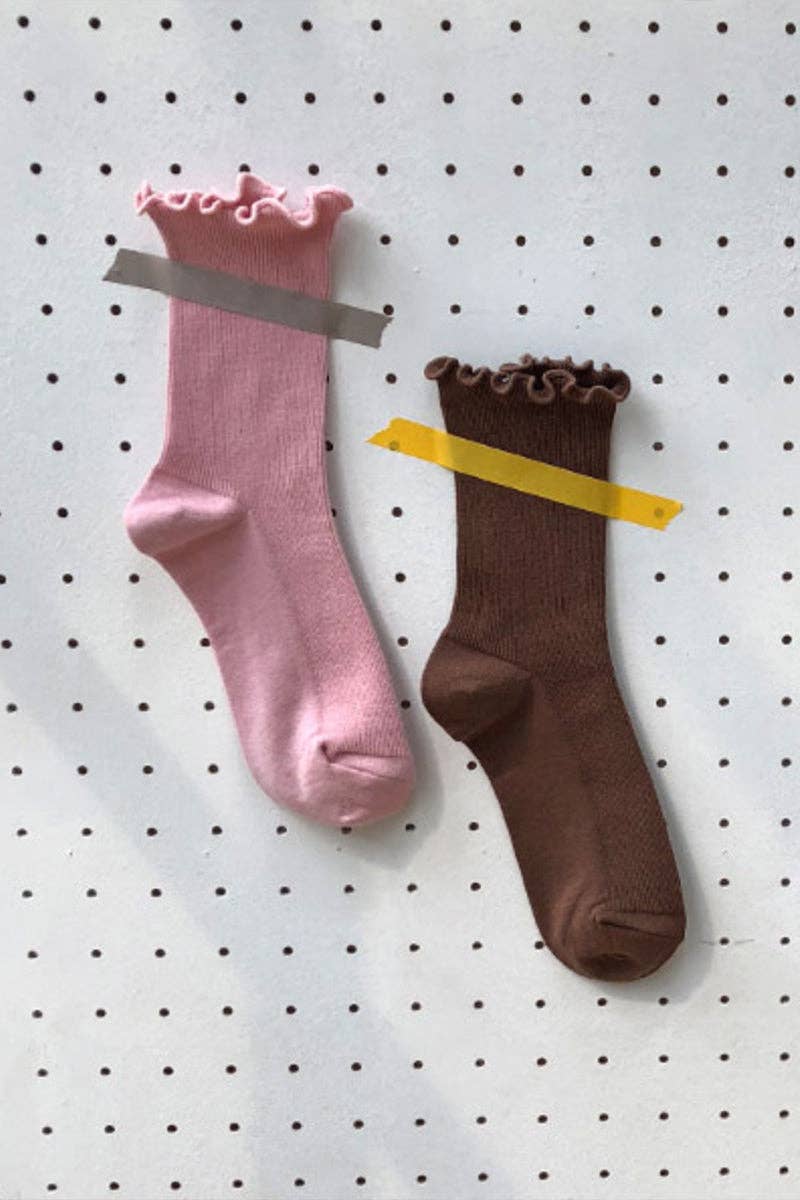 7DAYSSOCKS - Wholesale Sokken - Dames - Sokken met ronde franjes voor dames13