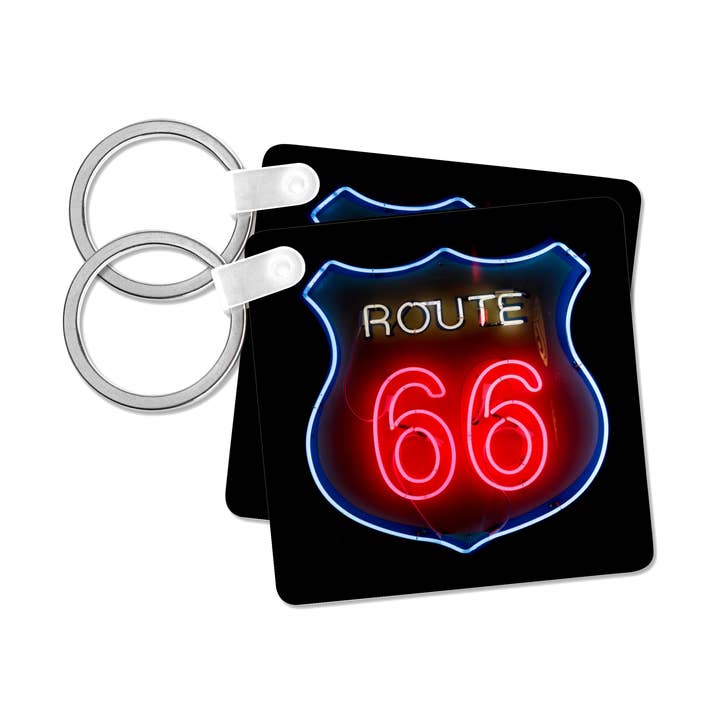 3dRose, Albuquerque, New Mexico, USA, Route 66., Key Chain for wholesale by 3dRose