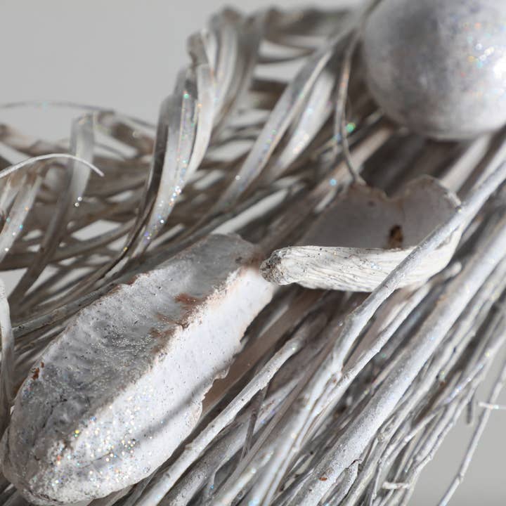 B&B - Wholesale Decorative Tabletop Object - Decorative Branch, Wicker, Gray Color, 25X9X98cm2