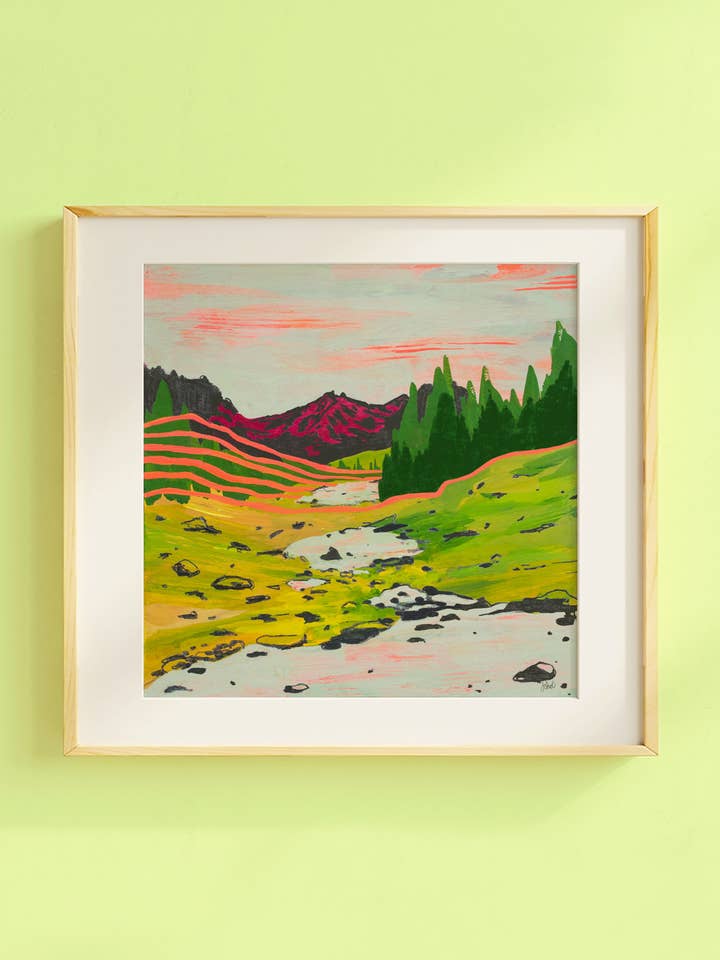 Impression artistique de North Cascades pour la vente par Juliann Choe