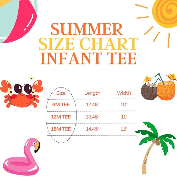 ZZ Threadz – wholesale Screen-printed t-shirt – Kids – Beach Bum Sunshine Summer Graphic Tee
