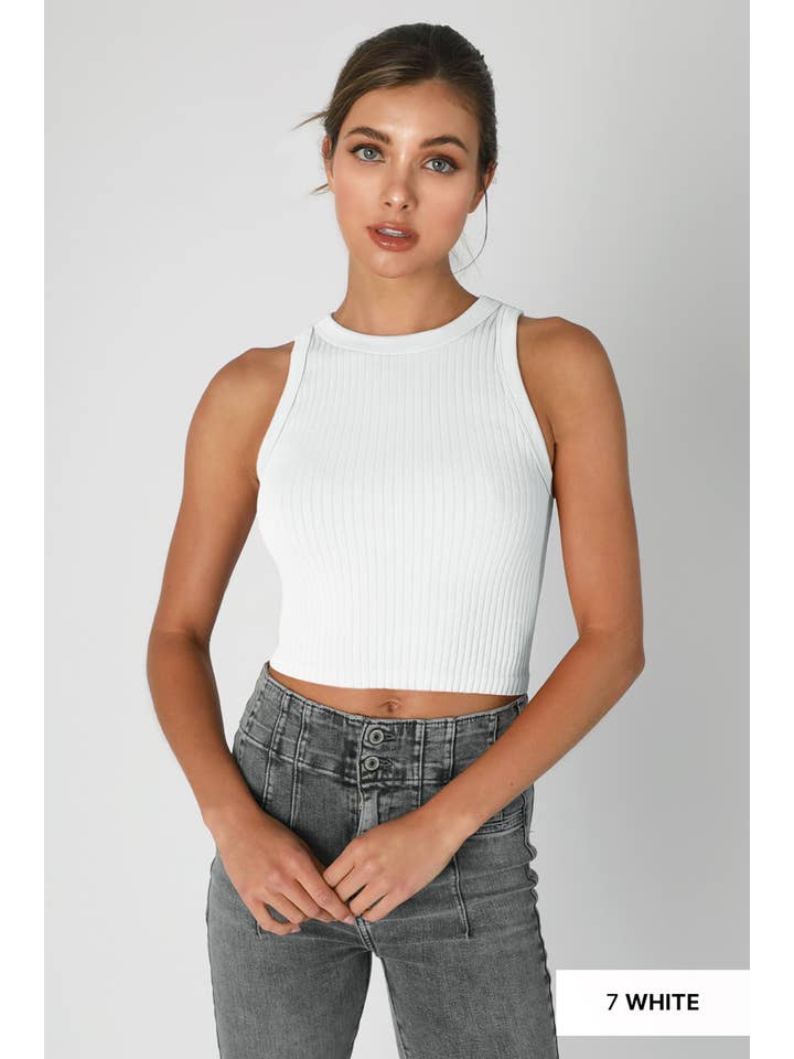 NIKIBIKI - Wholesale Tank Top - Women's - NS8325 - Wide Ribbed Tank Top23