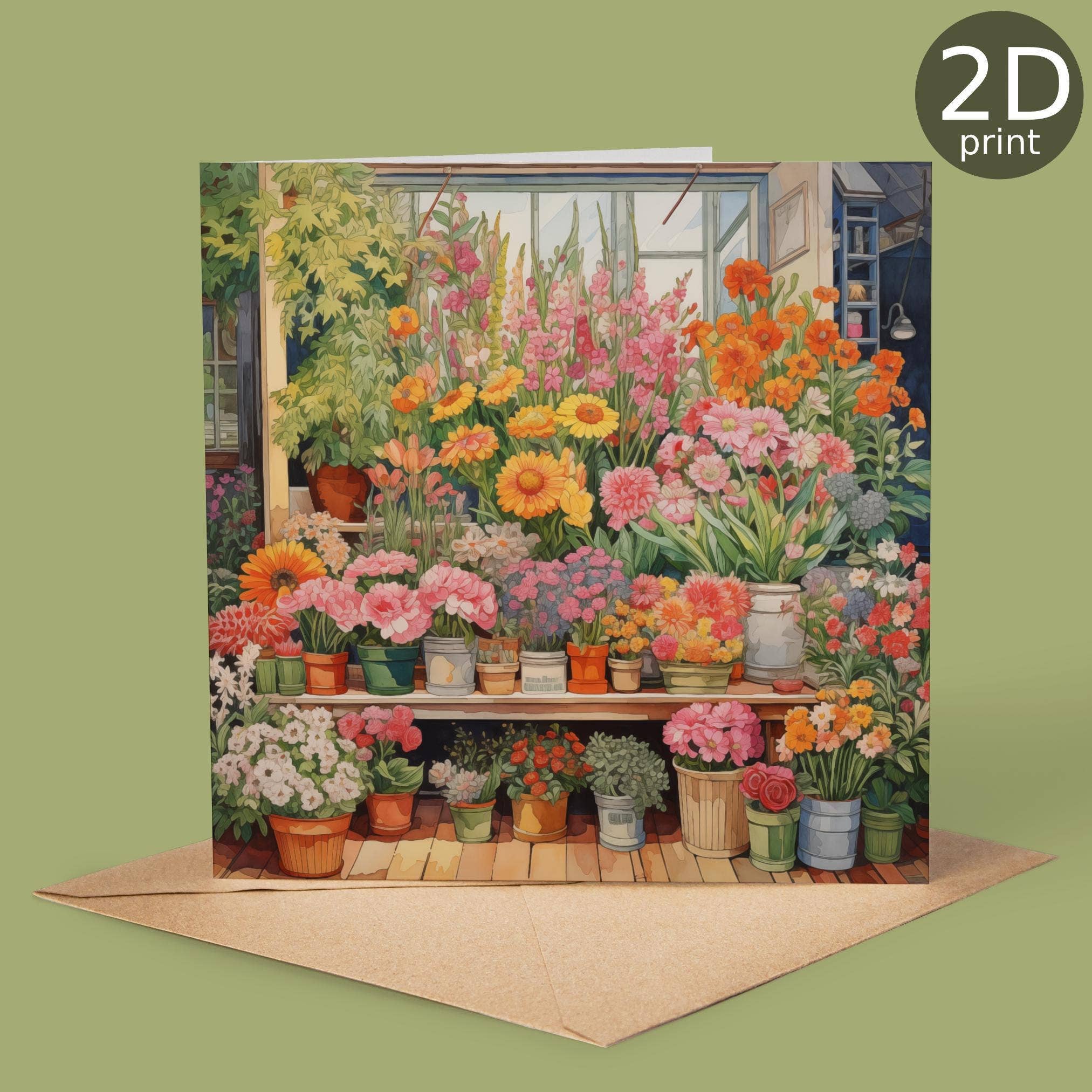 Good Post Day – Cartão de saudação diária por atacado – Cartão da Loja de Flores Spring Time0