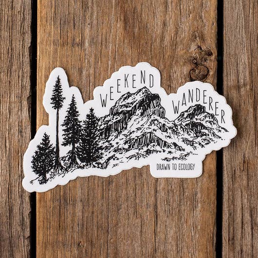 Drawn to Ecology - Wholesale Sticker - Weekend Wanderer Sticker0