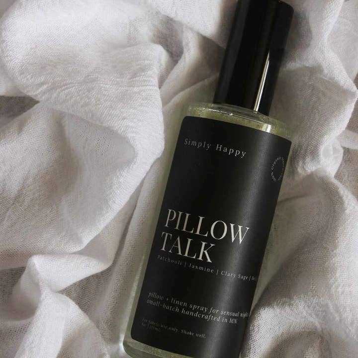 Simply Happy - Wholesale Linen Spray - Pillow Talk | Organic Pillow + Linen Spray