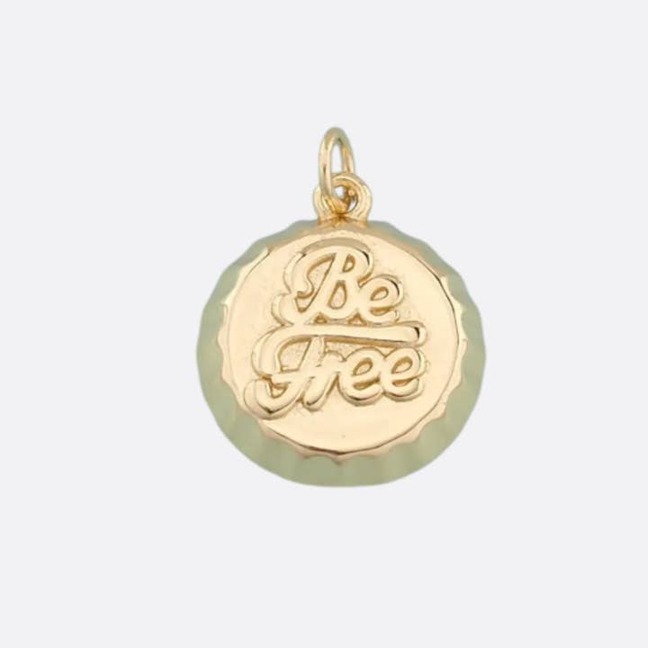 Be Free Charm for wholesale by Goldie Charm Bar