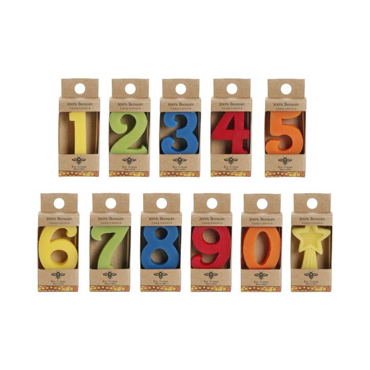 Big Dipper Wax Works - Wholesale Cake Candle - Birthday Cake Candles – Pure Beeswax – Numbers & Shapes13