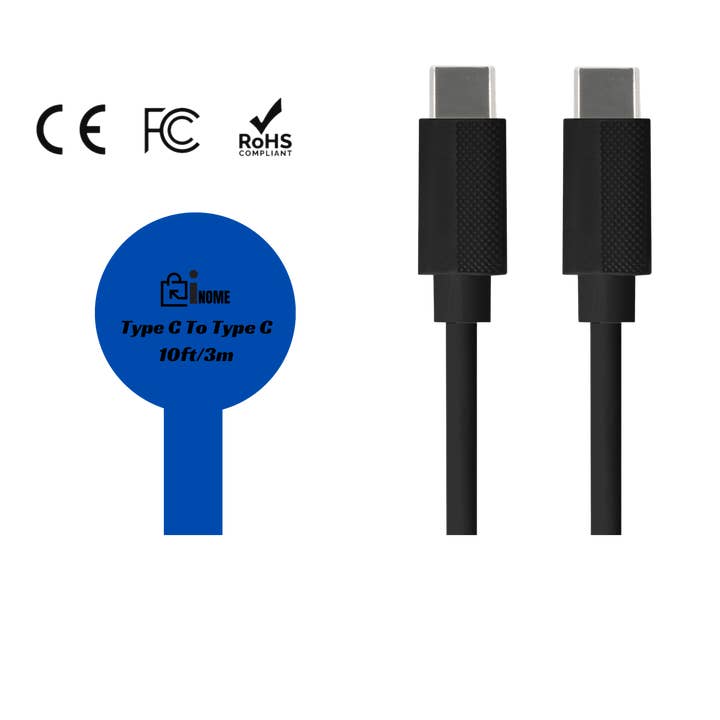 Câbles de charge épais 10 pieds - Lot de 10 pour la vente par Inome