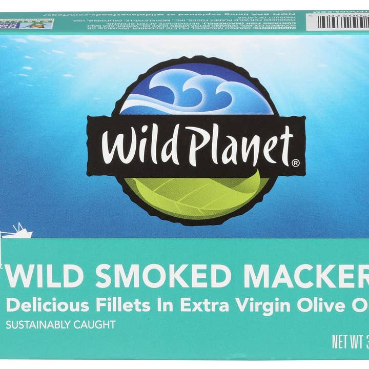Everyday Supply Co - Wholesale Tinned Fish - WILD PLANET MACKEREL WILD SMOKED - Case of 120