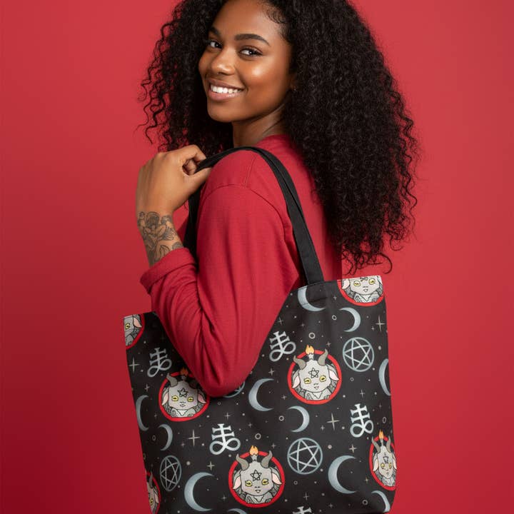 LuxCups Creative - Wholesale Tote Bag - Women's - Baphomet Tote Bag1