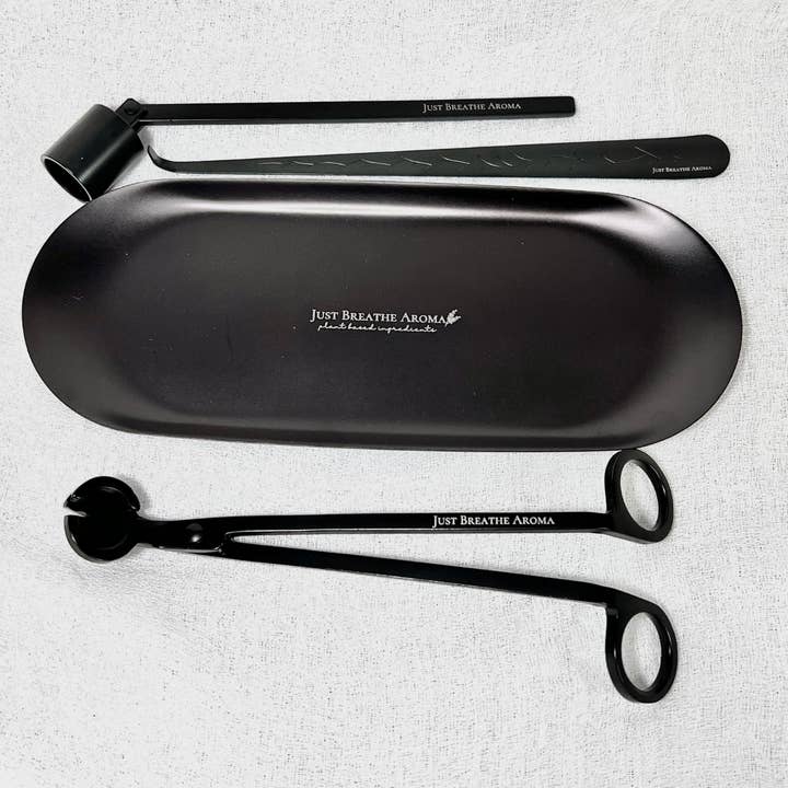 black candle care kit for wholesale by Just Breathe Aroma