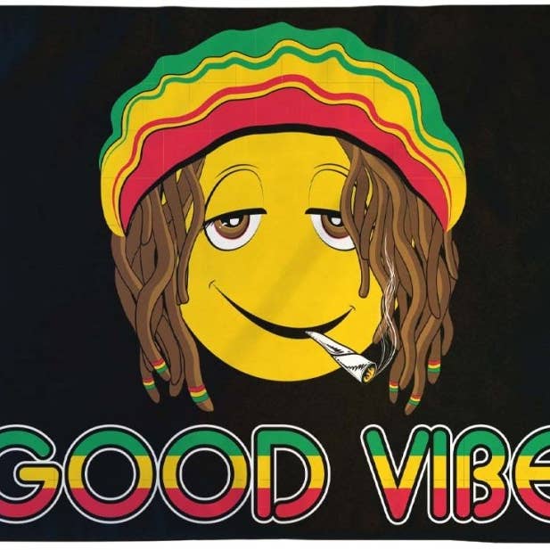 Flags Importer - Vendita all'ingrosso Bandiere - Bandiera Happy Face (Good Vibes) 3x5ft Poliestere1