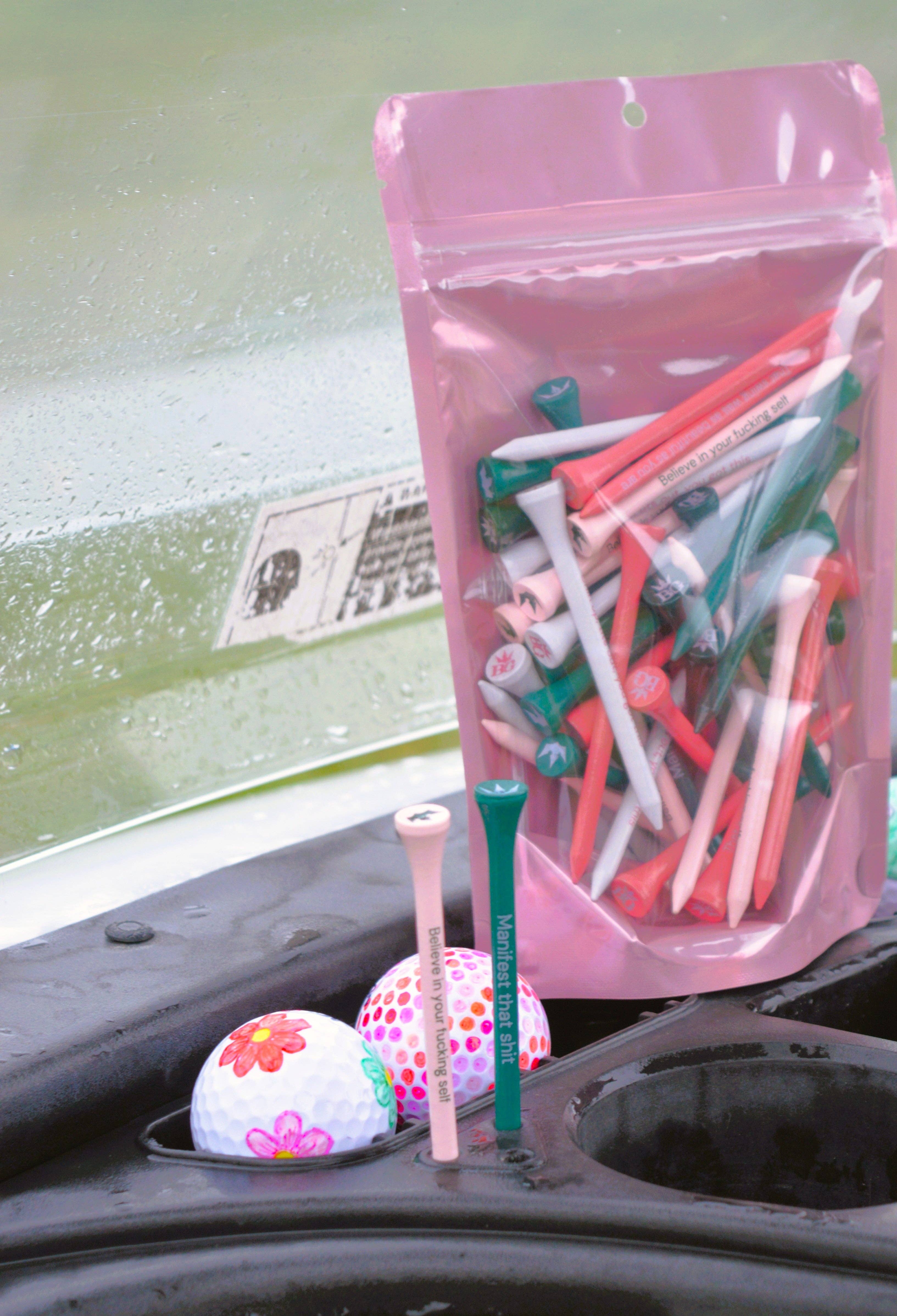 Bombshell Golf – wholesale Sporting accessories – Confidence Golf Tees - 50 Pack1