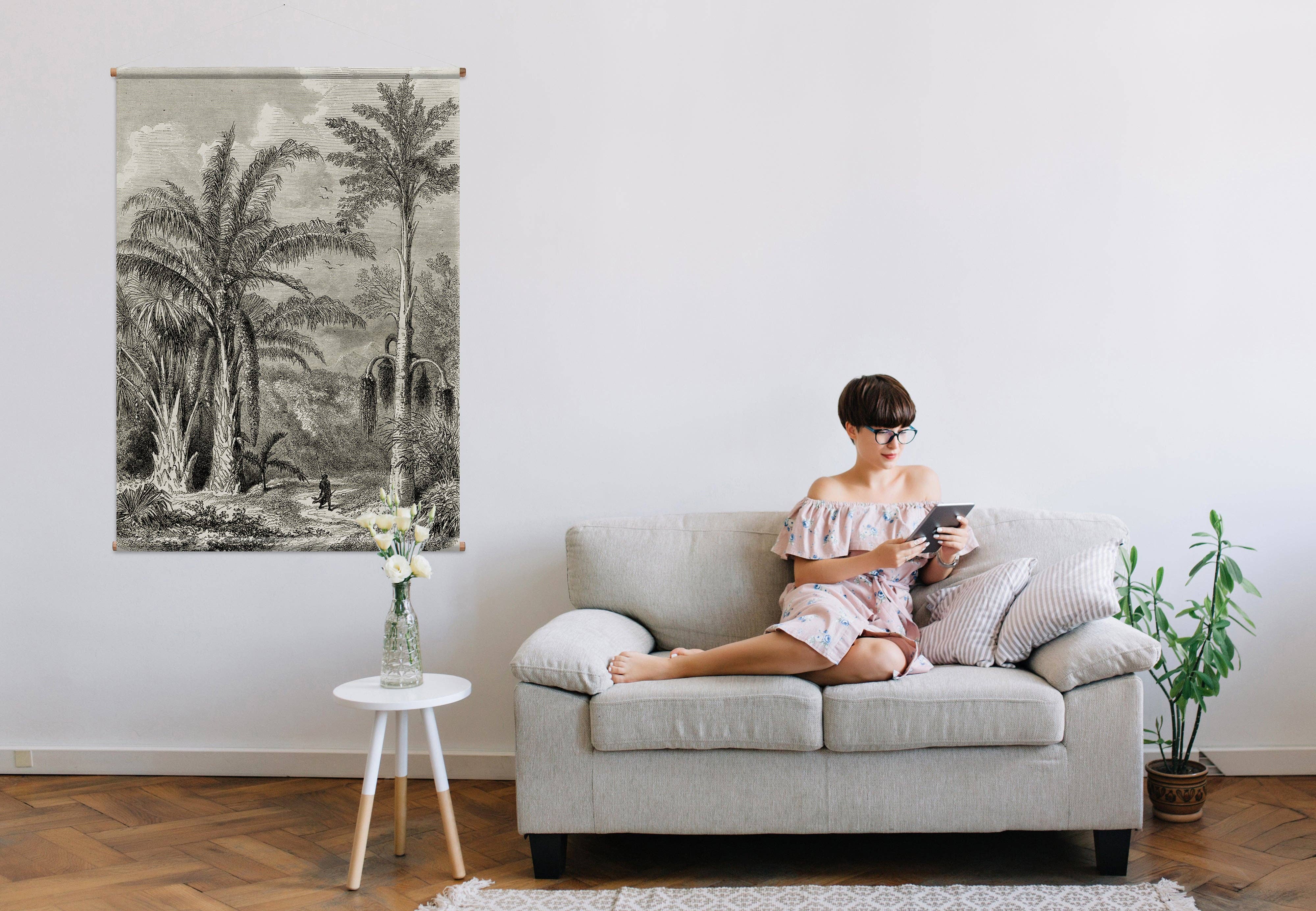 Art Your Wall – wholesale Tapestry/textile – Madagascar Jungle Textile Wallhanging2