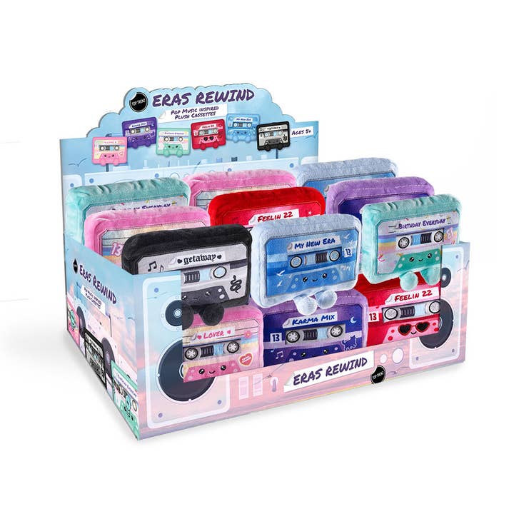 Top Trenz Inc - Wholesale Stuffed/Plush Toy - Kids & Baby - Eras Rewind - Cassette tape scented plush