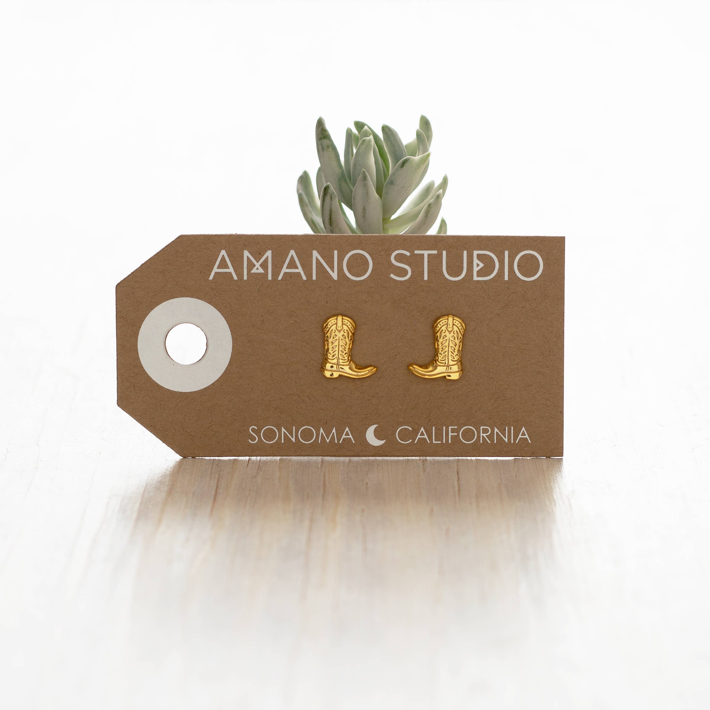 Amano Studio – Brincos de pino por atacado – Brincos de Botas de Cowboy2