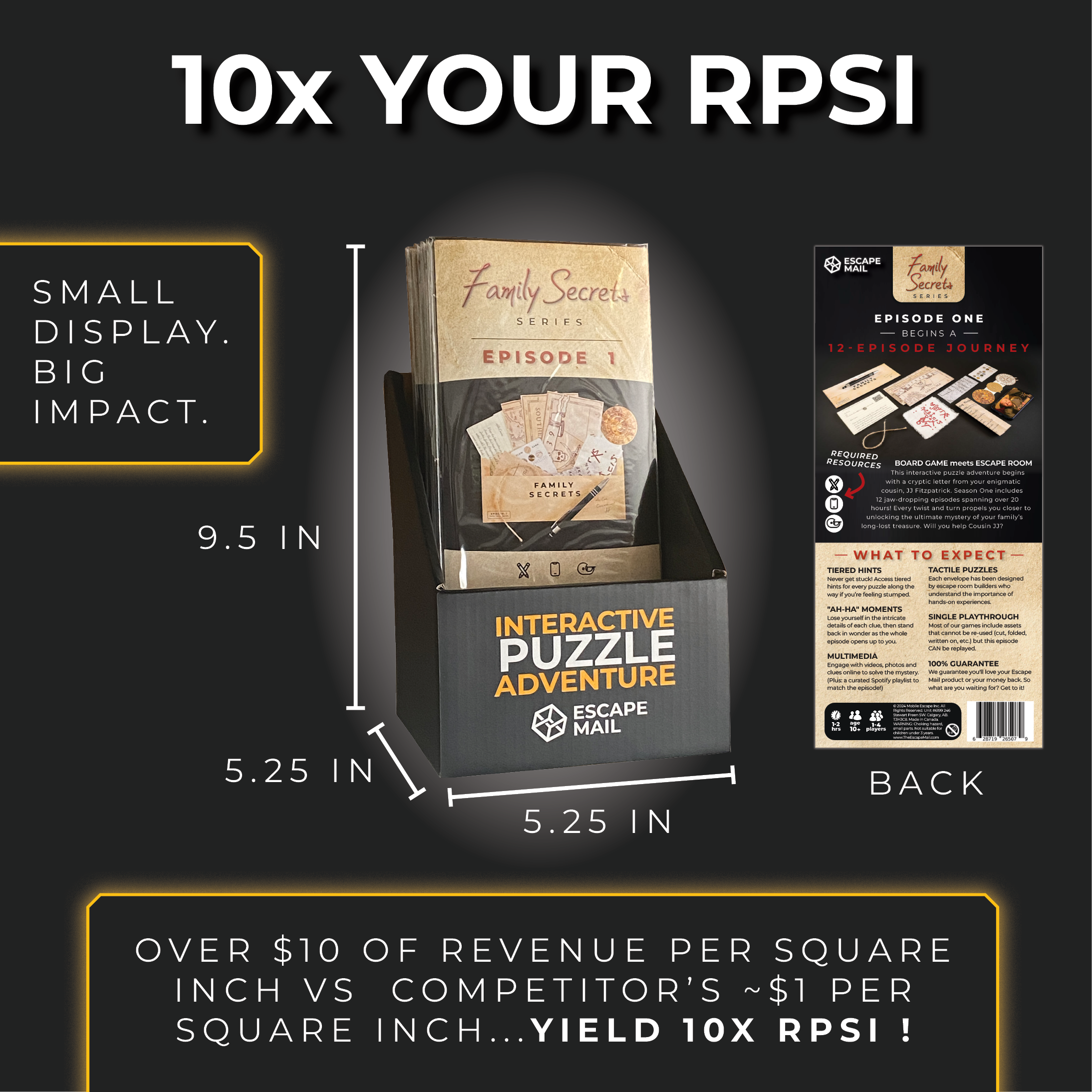 Escape Mail - Vente Jeux de société - Family Secrets (Ép. 1 sur 12) : Jeu d'Évasion Familial4