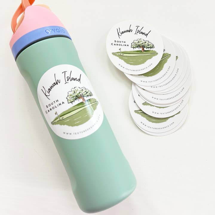 Texture Design Co - Wholesale Sticker - Sherbet Painted Streets - The Kiawah Sticker7