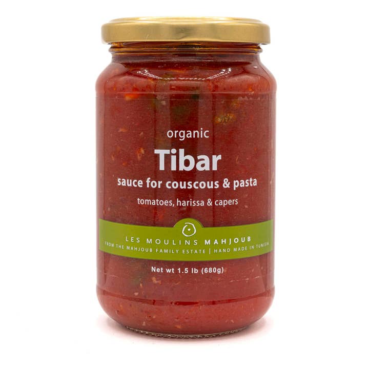Organic Tibar Sauce, 680g glass jar | Moulin Mahjoub for wholesale by Gourmet Food Solutions, Inc.